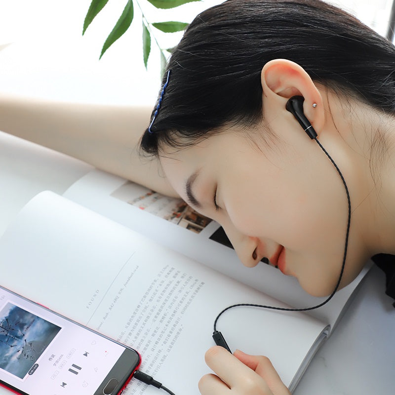 Wired earphone 3.5mm “M61 Nice tone” single ear with microphone