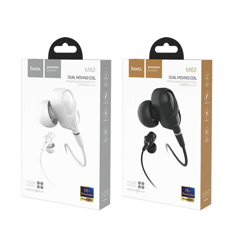 Wired earphones 3.5mm “M62 Dazzling” with microphone