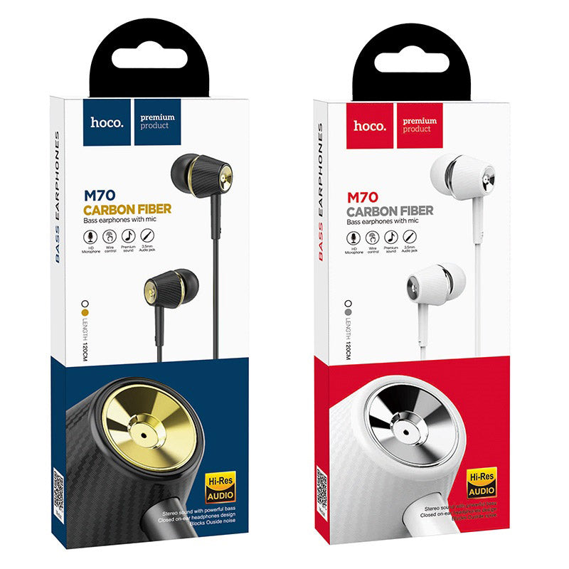 Wired earphones 3.5mm “M70 Graceful” with microphone