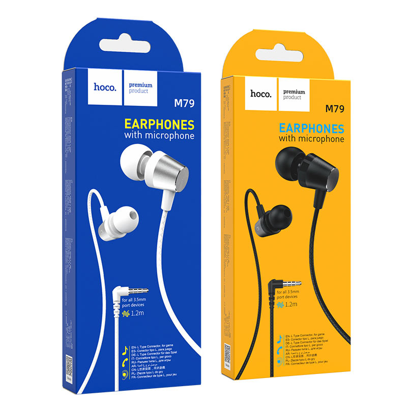 Wired earphones 3.5mm “M79 Cresta” with mic
