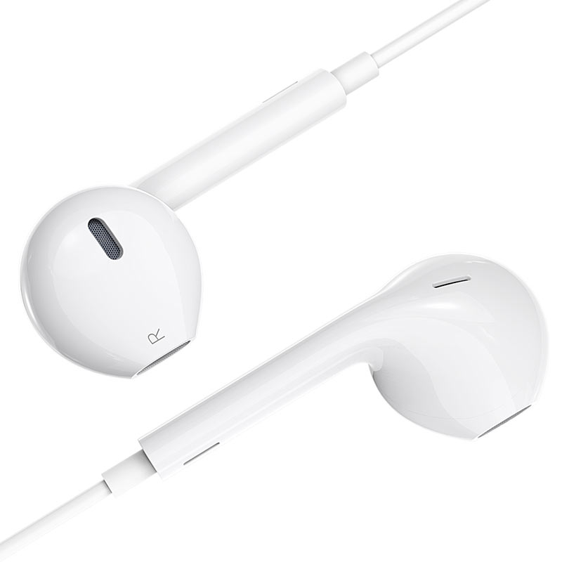 Wired earphones for Lightning “M80 Original series” with mic (set 20pcs)