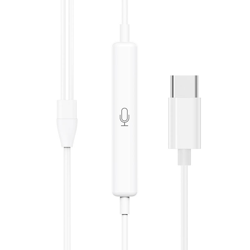 Wired earphones for Type-C “M80 Original series” with mic (set 20pcs)
