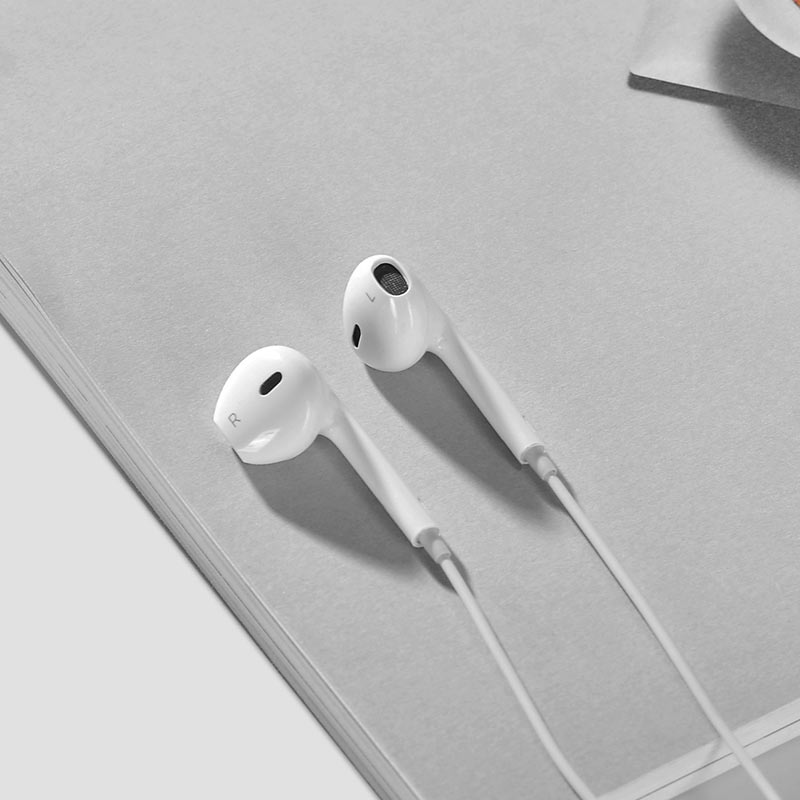 Wired earphones for Type-C “M80 Original series” with mic (set 20pcs)