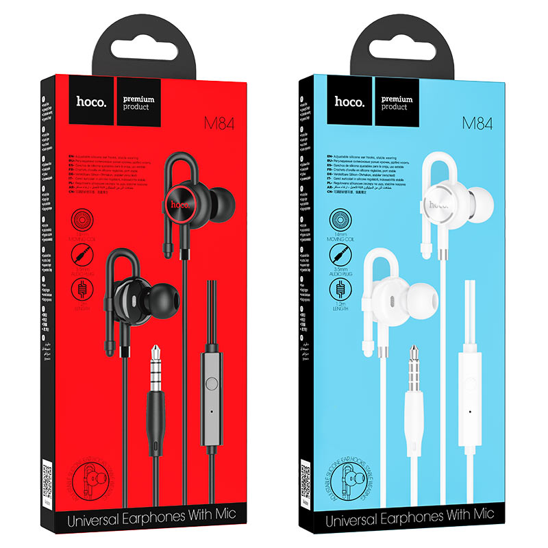 Wired earphones 3.5mm “M84 Perfection” with mic