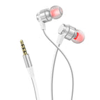 Wired earphones 3.5mm “M85 Platinum” with mic