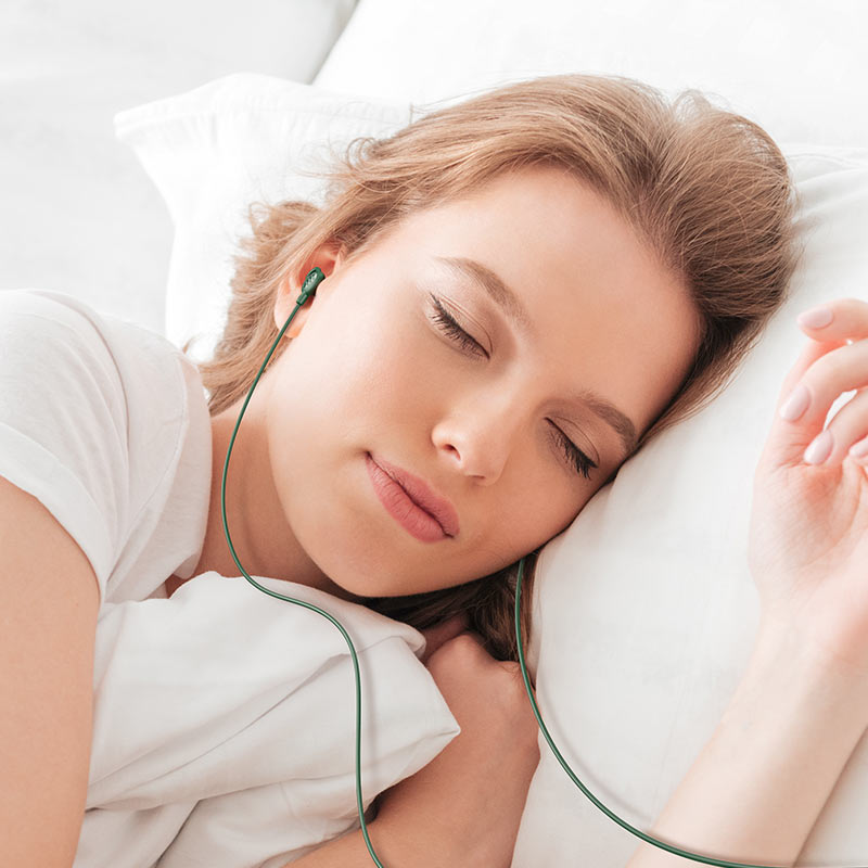 Wired earphones 3.5mm “M89 Comfortable” with mic