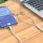Wired earphones Type-C “M90 Delight”  with mic
