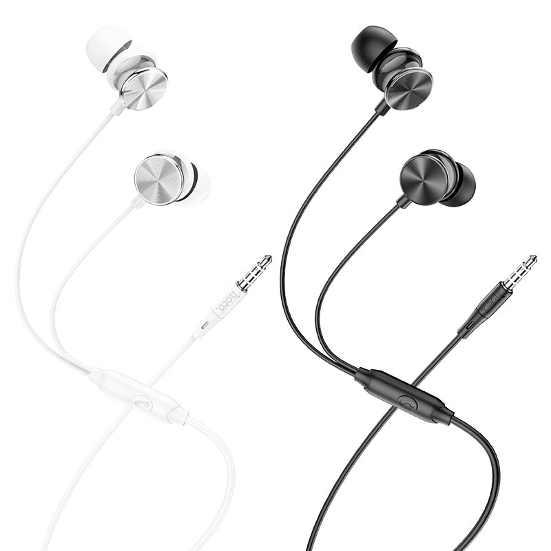 Wired earphones 3.5mm “M96 Platinum” with mic
