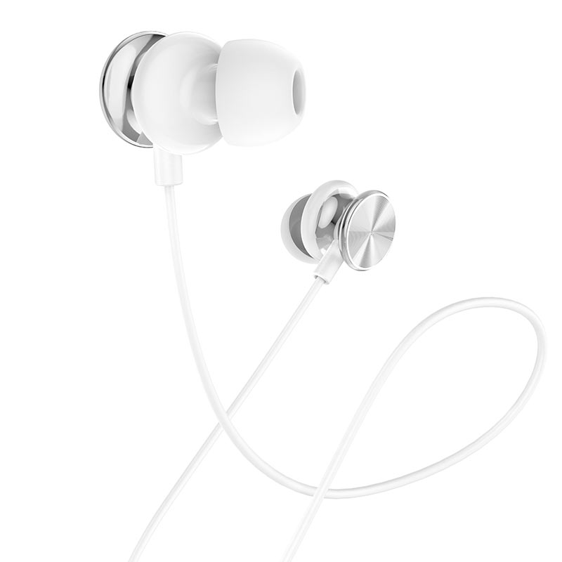 Wired earphones 3.5mm “M96 Platinum” with mic