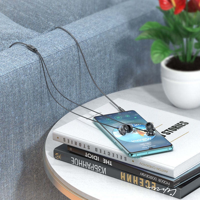 Wired earphones 3.5mm “M96 Platinum” with mic