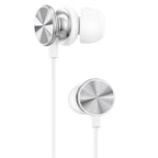 Wired earphones 3.5mm “M96 Platinum” with mic