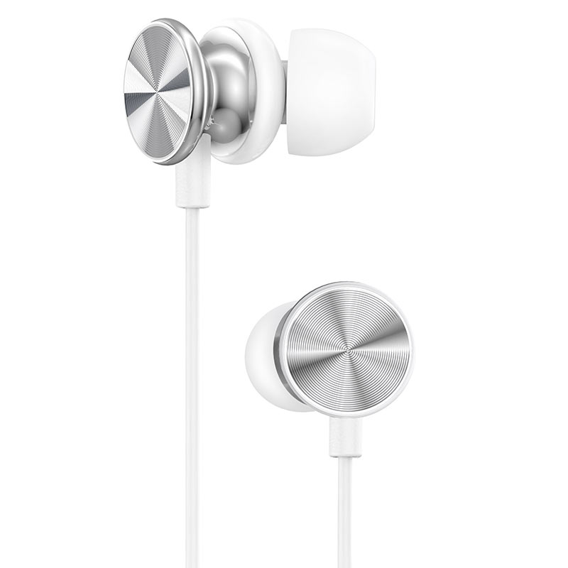 Wired earphones 3.5mm “M96 Platinum” with mic