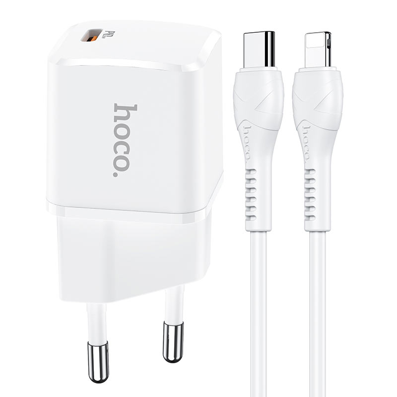 Wall charger “N10 Starter” single port PD20W EU set with cable