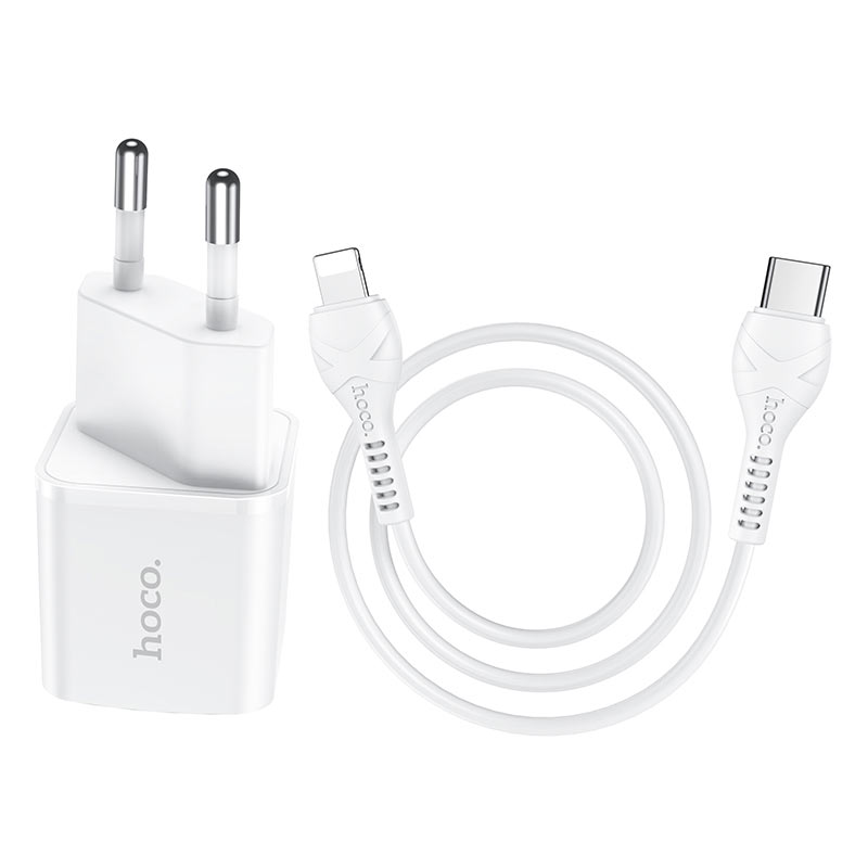 Wall charger “N10 Starter” single port PD20W EU set with cable