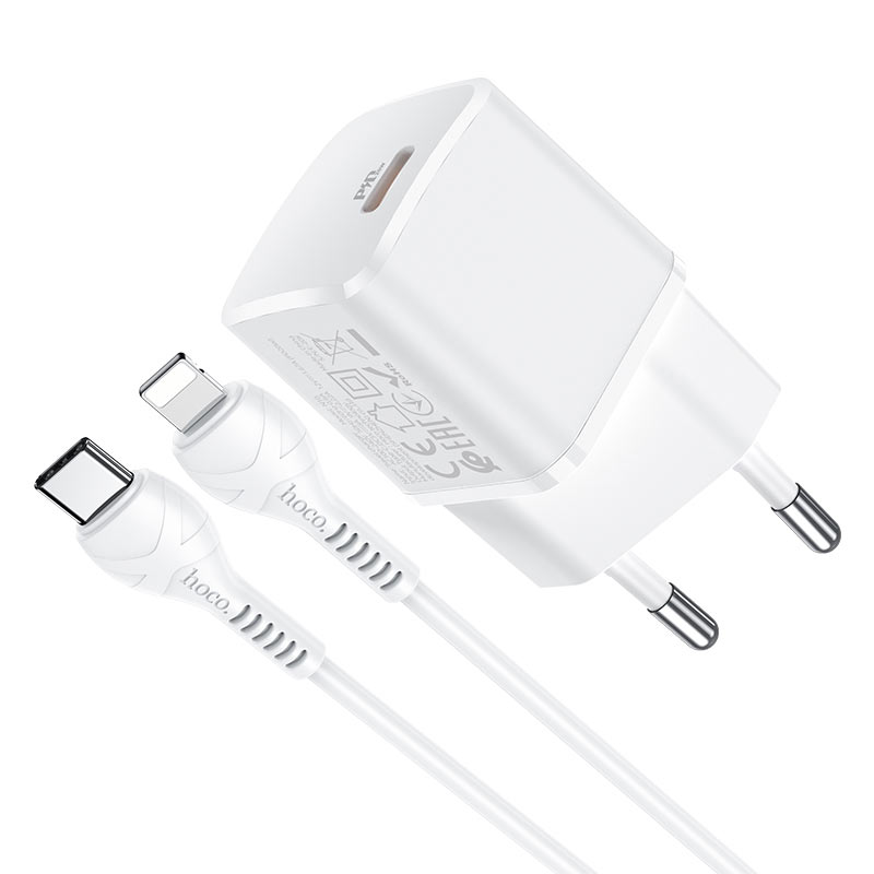 Wall charger “N10 Starter” single port PD20W EU set with cable