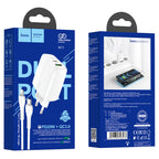 Wall charger “N11 Powerful” PD20W + QC3.0 EU set with cable