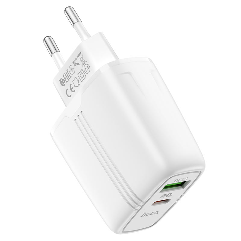Wall charger “N11 Powerful” PD20W + QC3.0 EU set with cable