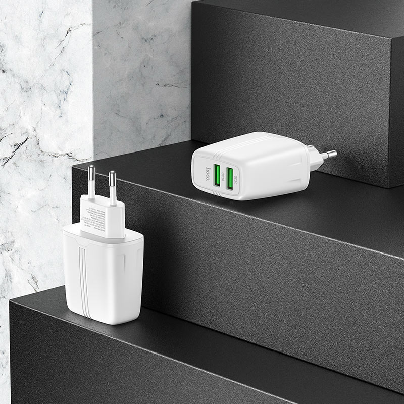 Wall charger “N12 Yizhan” dual port QC3.0 EU