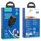 Wall charger “N13 Bright” PD30W + QC3.0 EU set with cable