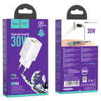 Wall charger “N13 Bright” PD30W + QC3.0 EU set with cable