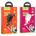 Wall charger “N13 Bright” PD30W + QC3.0 EU set with cable