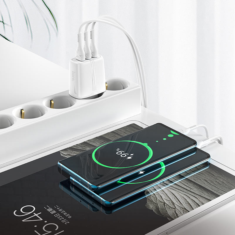 Wall charger “N15 Amazing” 3 port EU