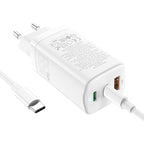 GaN wall charger “N16 Scenery” 3 port EU set with cable