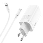 GaN wall charger “N16 Scenery” 3 port EU set with cable