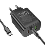 GaN wall charger “N18 Phenomenon” 3 port EU set with cable