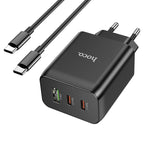 GaN wall charger “N18 Phenomenon” 3 port EU set with cable