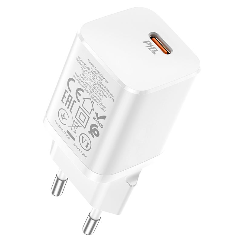 Wall charger “N19 Rigorous” PD25W EU set with cable