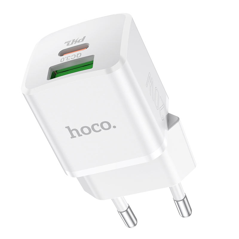 Wall charger “N20 Prestige” PD20W + QC3.0 EU set with cable