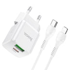 Wall charger “N20 Prestige” PD20W + QC3.0 EU set with cable