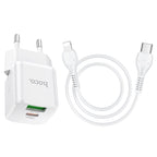 Wall charger “N20 Prestige” PD20W + QC3.0 EU set with cable