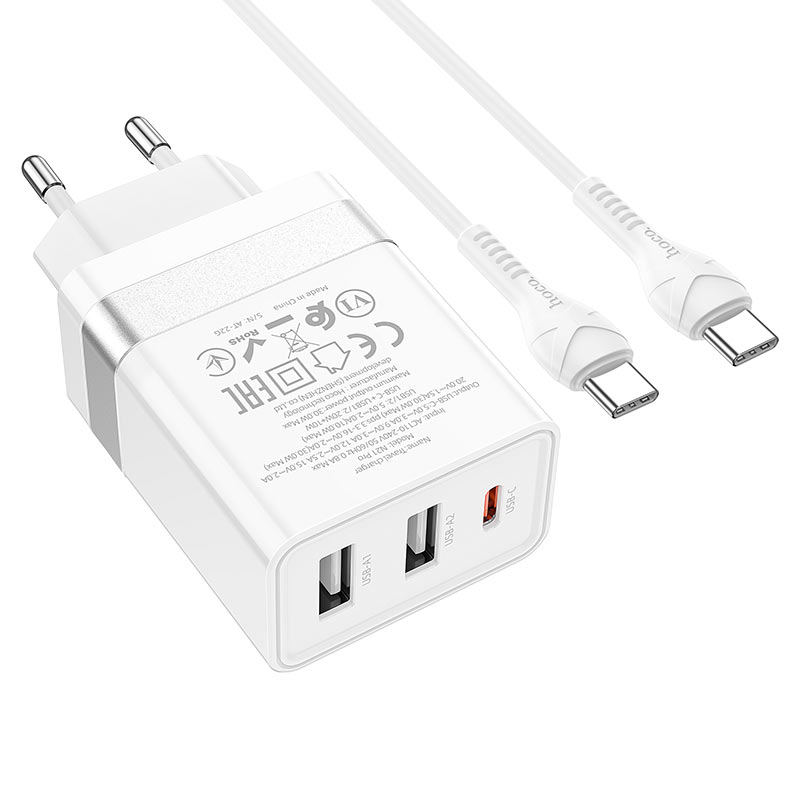 Wall charger “N21 Pro Tourer” PD30W EU set with cable
