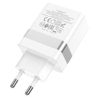 Wall charger “N21 Topspeed” dual port PD30W + QC3.0 EU set with cable
