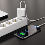 Wall charger “N21 Topspeed” dual port PD30W + QC3.0 EU set with cable