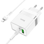 Wall charger “N21 Topspeed” dual port PD30W + QC3.0 EU set with cable