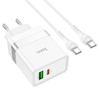 Wall charger “N21 Topspeed” dual port PD30W + QC3.0 EU set with cable