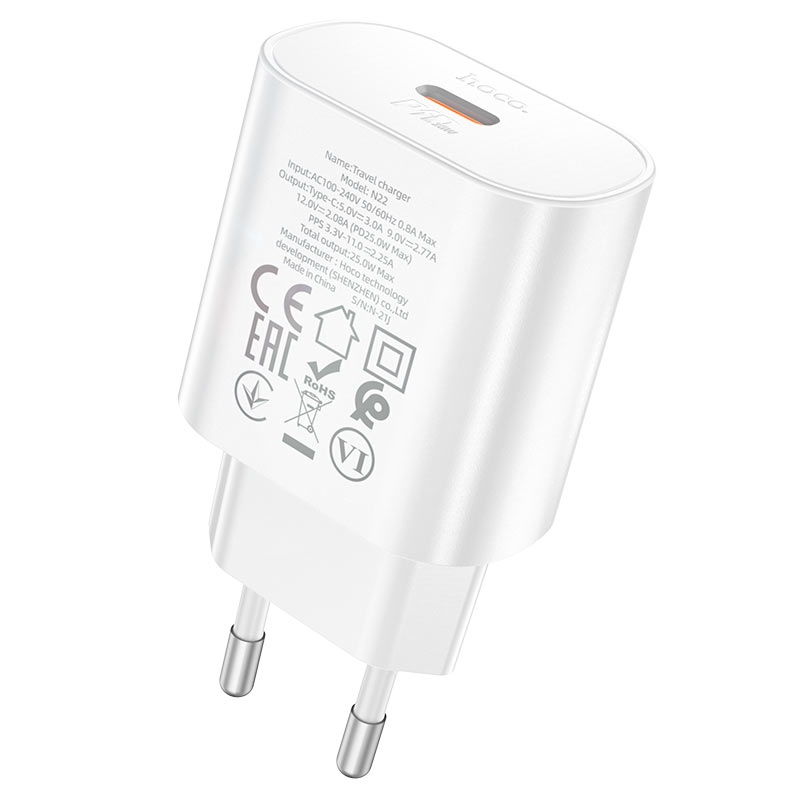 Wall charger “N22 Jetta” PD25W EU set with cable