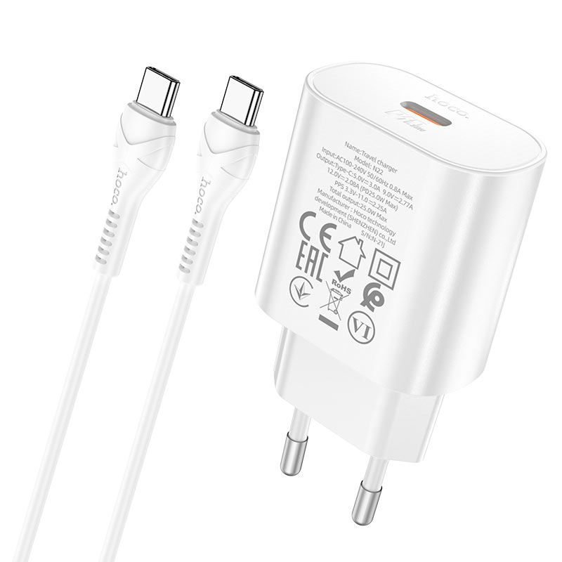 Wall charger “N22 Jetta” PD25W EU set with cable