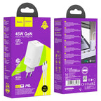 Wall charger “N23 Starlight” PD45W EU set with cable