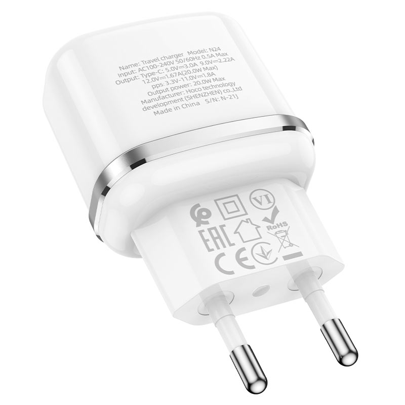 Wall charger “N24 Victorious” PD20W EU set with cable