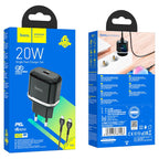 Wall charger “N24 Victorious” PD20W EU set with cable