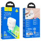 Wall charger “N24 Victorious” PD20W EU set with cable