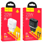 Wall charger “N24 Victorious” PD20W EU set with cable