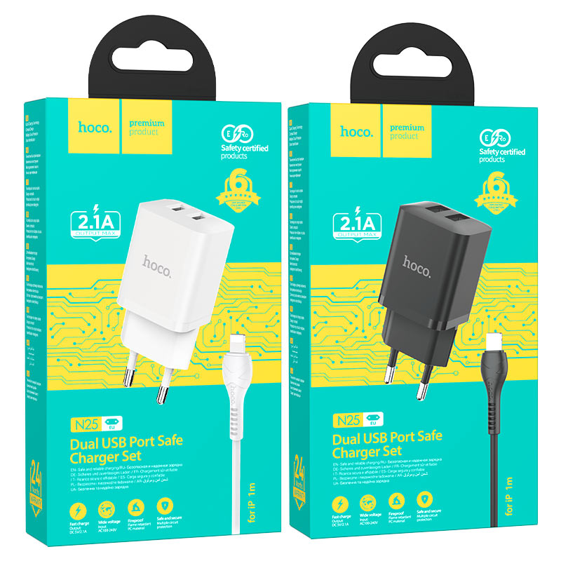 Wall charger “N25 Maker” EU set with cable