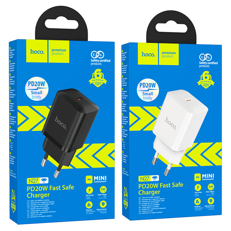 Wall charger “N27 Innovative” PD20W EU cable set