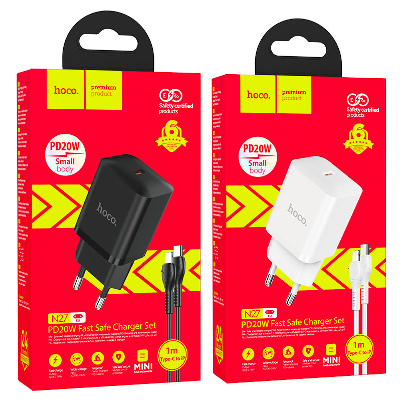 Wall charger “N27 Innovative” PD20W EU cable set