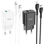 Wall charger “N28 Founder” PD20W + QC3.0 EU cable set